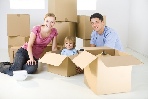 Removal team helping with a house move in Kingston