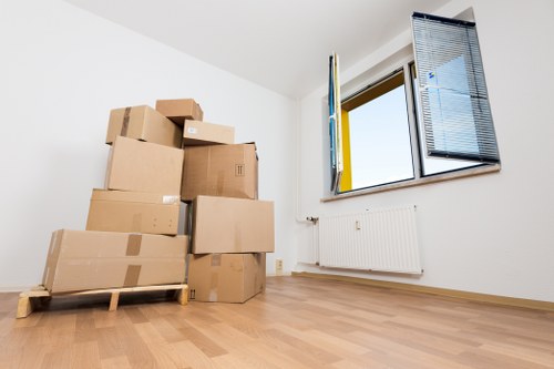 Secure storage unit prepared for collection in Kingston