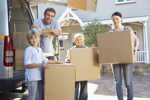 Removal team planning a local house move in Kingston