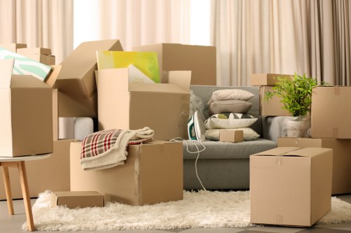 Packing and preparing items for temporary storage in Kingston